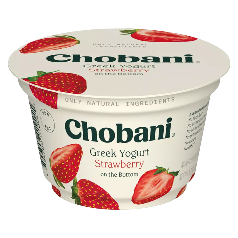 Chobani Strawberry on the Bottom Nonfat Greek Yogurt - 5.3oz