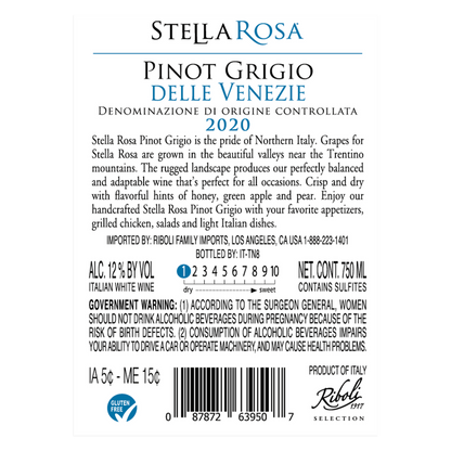 Stella Rosa Pinot Grigio 750ml 12% ABV