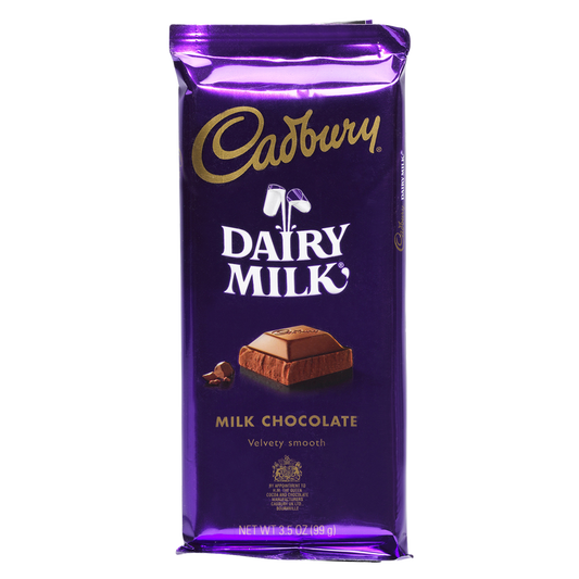 Cadbury Dairy Milk Chocolate Bar, 3.5oz