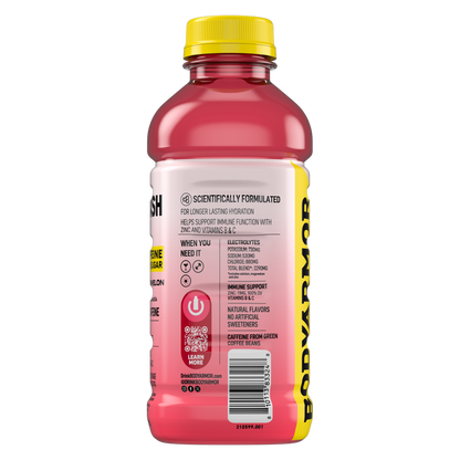 BODYARMOR FLASH I.V. Caffeine + Hydration Watermelon Punch 20oz Btl