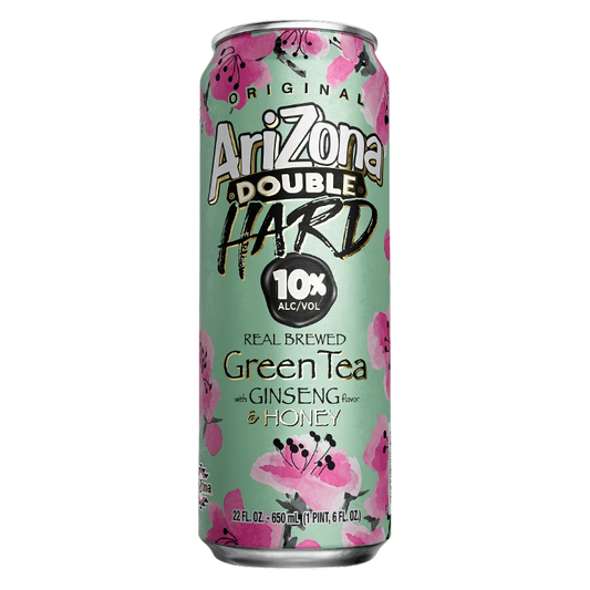 Arizona Double Hard Green Tea 22oz Can 10% ABV