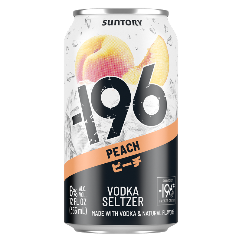 -196 Peach RTD 4pk 355ml Can 6% ABV