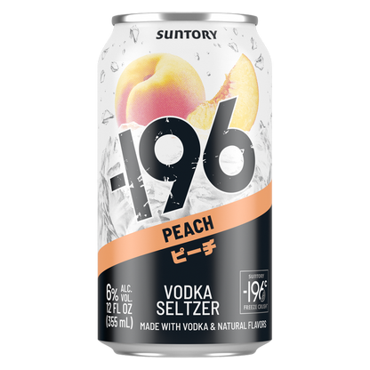 -196 Peach RTD 4pk 355ml Can 6% ABV
