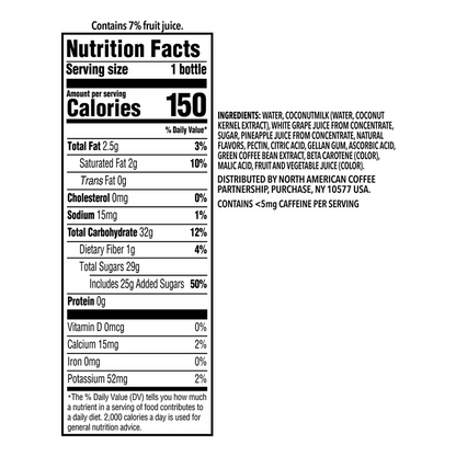 Starbucks Coffee Drink Paradise Drink Pineapple 14oz Btl