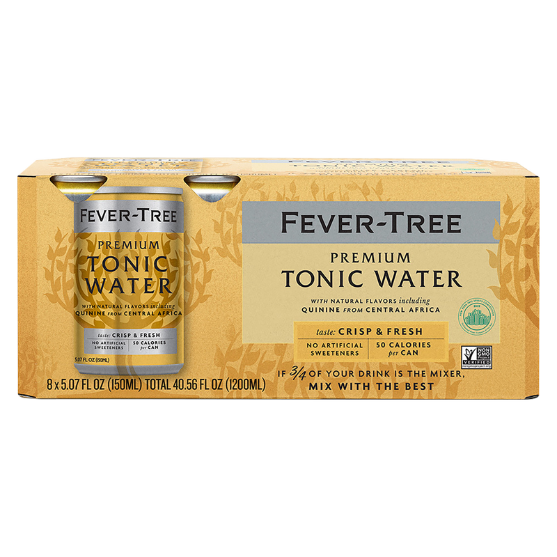 Fever-Tree Premium Indian Tonic Water 8pk 5oz Can