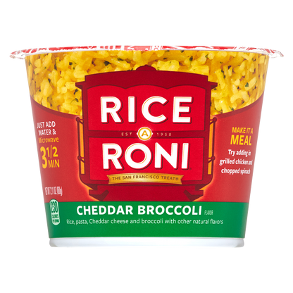 Rice-A-Roni Cheddar Broccoli Rice Cup 2.11oz