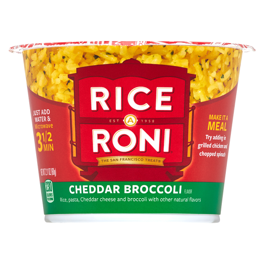 Rice-A-Roni Cheddar Broccoli Rice Cup 2.11oz