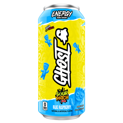 GHOST® Energy Sour Patch Kids Blue Raspberry 16oz Can