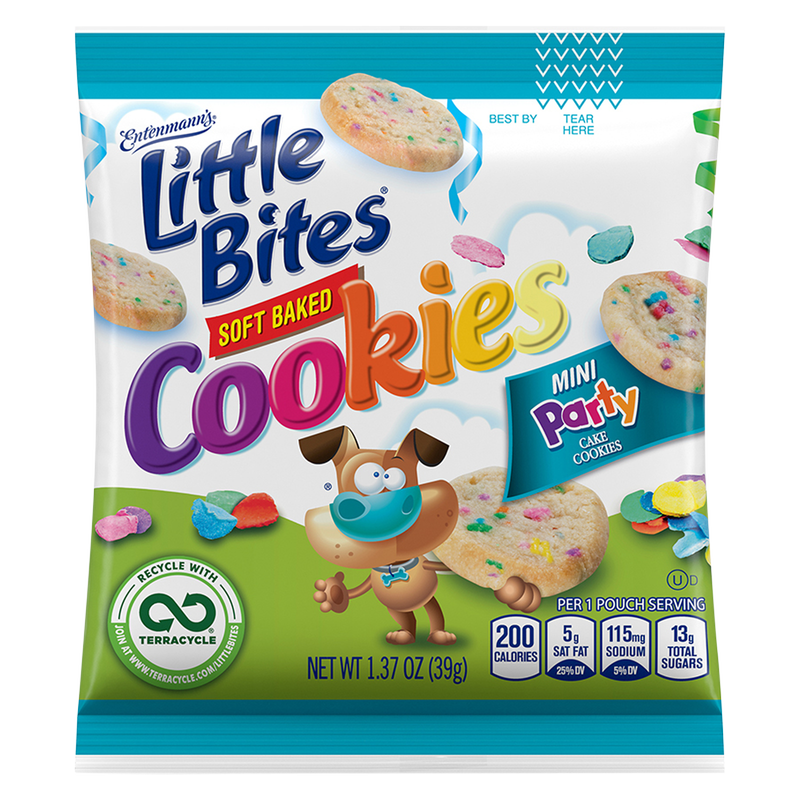 Entenmann's Little Bites Soft Baked Mini Party Cake Cookies 4ct