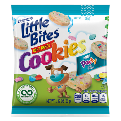 Entenmann's Little Bites Soft Baked Mini Party Cake Cookies 4ct