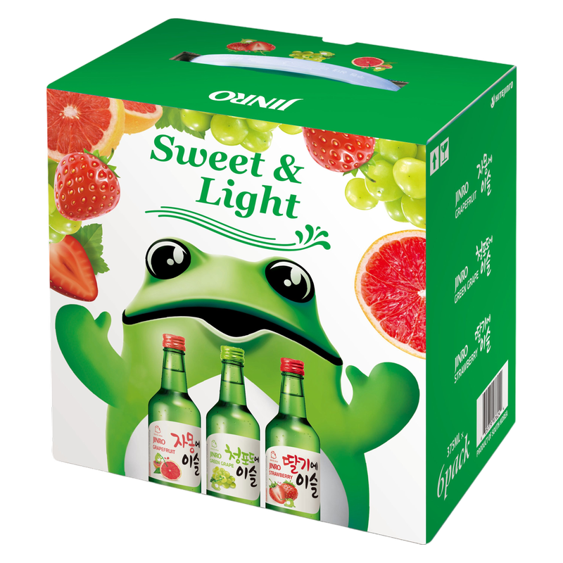 Jinro Assorted Fruit Soju 6pk 375ml
