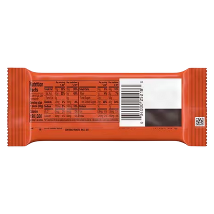 REESE'S Milk Chocolate Peanut Butter Cup Big Cup With Caramel King Size Bar, 2.8 oz