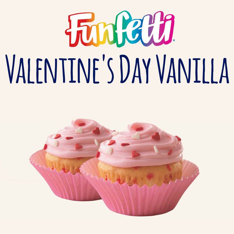 Pillsbury Funfetti Valentine Vanilla Frosting, 15.6oz.