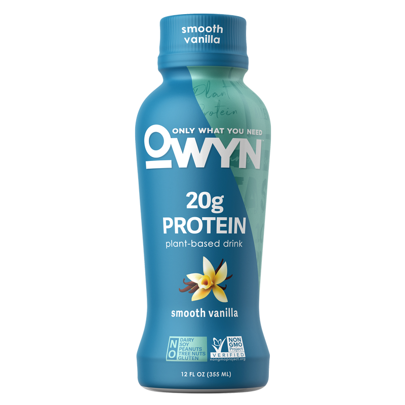 OWYN 20G Smooth Vanilla Plant Based Protein Drink 12oz Btl
