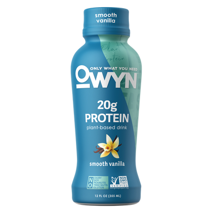 OWYN 20G Smooth Vanilla Plant Based Protein Drink 12oz Btl
