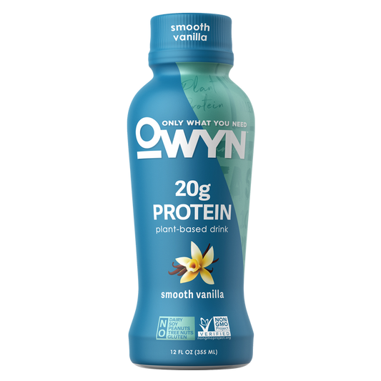 OWYN 20G Smooth Vanilla Plant Based Protein Drink 12oz Btl
