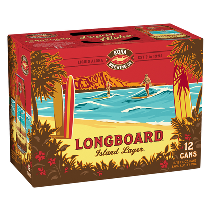 Kona Longboard Island Lager 12pk 12oz Can 4.6% ABV