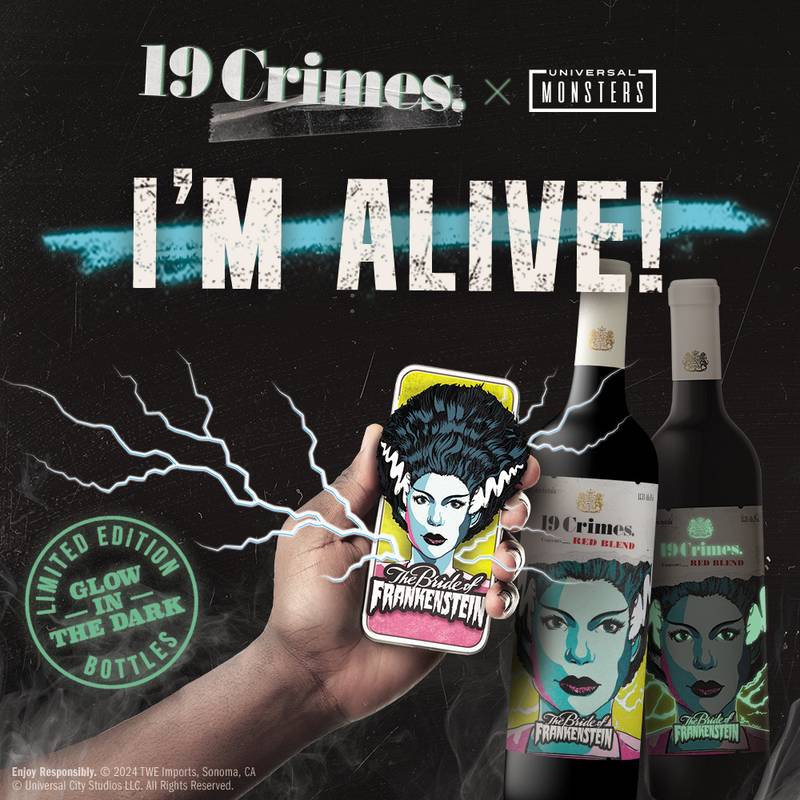 19 Crimes Bride of Frankenstein Red Wine Blend 750ml Btl 13.5% ABV
