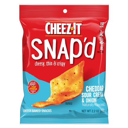 Cheez-It Snap'd Cheddar Sour Cream & Onion Crackers 2.2oz