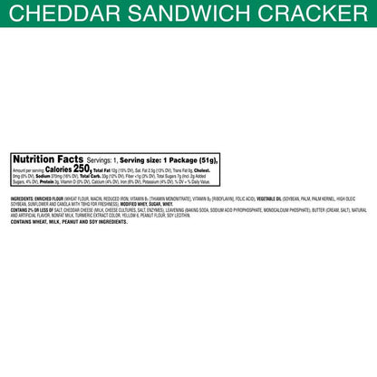 Keebler Club Crackers with Cheddar Cheese, 1.8 oz