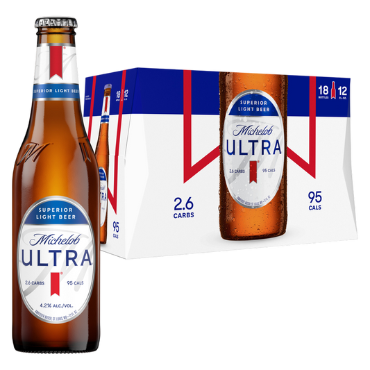 Michelob Ultra 18pk 12oz Bottle