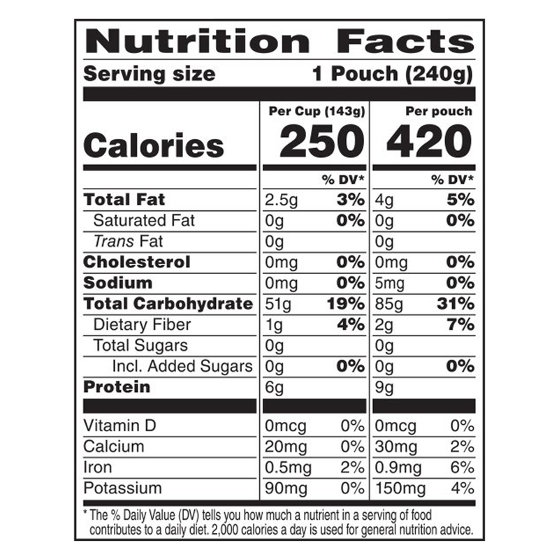 BEN'S ORIGINAL Ready Rice Jasmine Rice Pouch 8.5oz