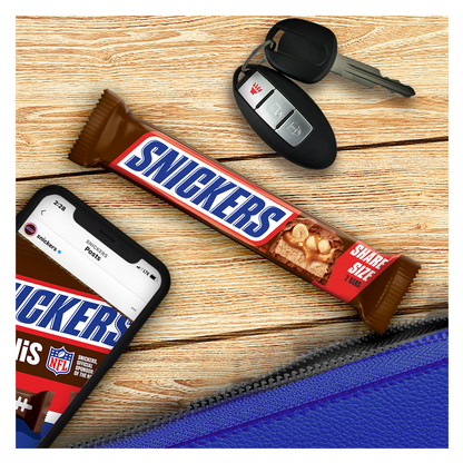 SNICKERS Original Milk Chocolate Candy Bar, Share Size, 3.29 oz