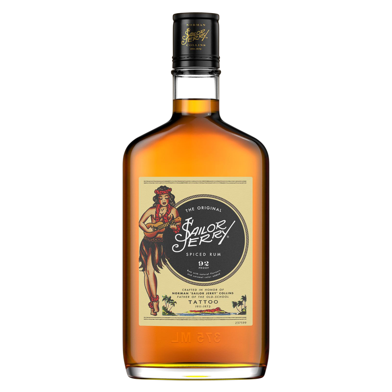 Sailor Jerry Spiced Rum PET 375ml (92 Proof)