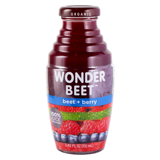 Wonder Juice Organic Beet & Cherry Cold-Pressed Juice 8.45oz Glass Btl