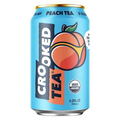 Crooked Tea Peach 8pk 12oz Can 4% ABV