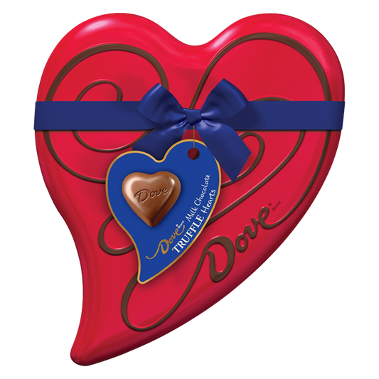Dove Assorted Chocolates Heart Tin 6.5oz