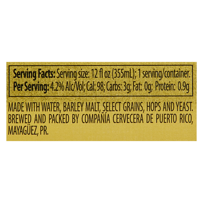 Medalla Light 6pk 12oz Btl 4.0% ABV