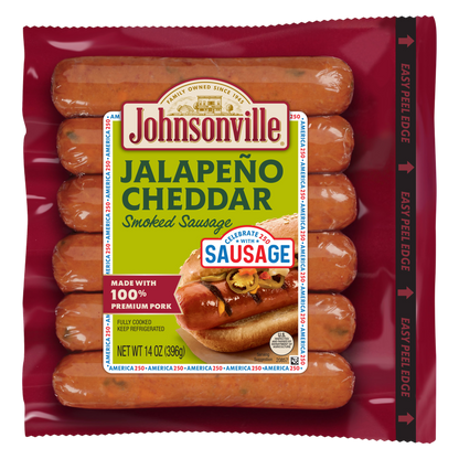 Johnsonville Jalapeno Cheddar Smoked Sausage - 6ct/14 oz