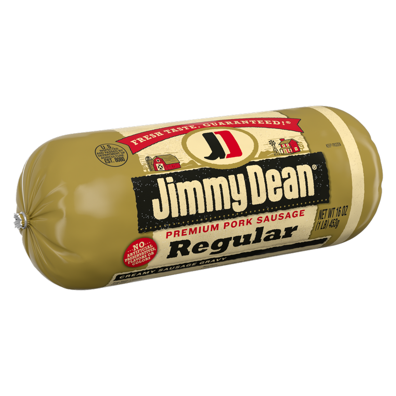 Jimmy Dean Pork Regular Breakfast Sausage Roll (Frozen) - 16oz