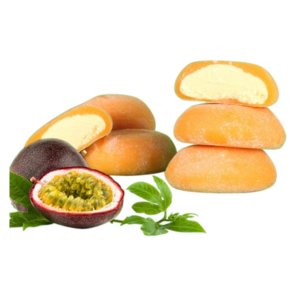 Bubbies Hawaii Passion Fruit Mochi Ice Cream Individually Wrapped 1ct