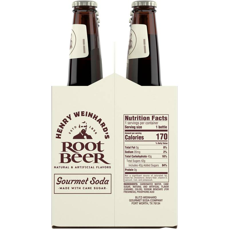 Henry Weinhard's Root Beer 6pk 12oz Btl