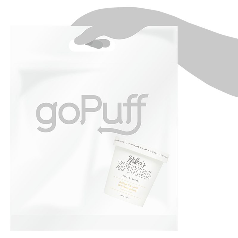 Niko's Spiked Salted Caramel Whiskey Gelato Pint