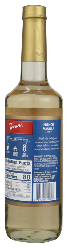 Torani French Vanilla 750mL Btl