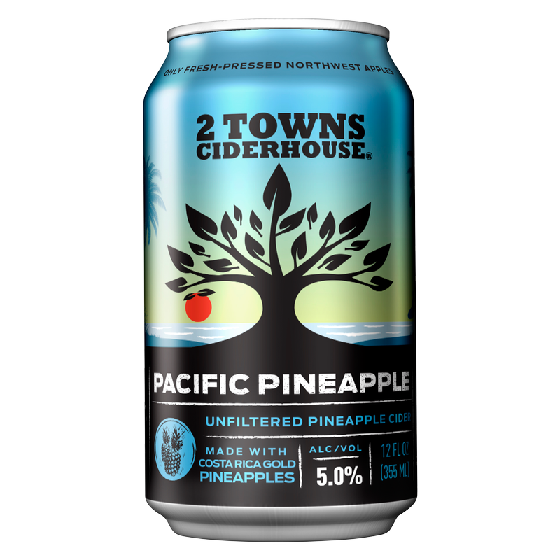 2 Towns Pacific Pineapple 6pk 12oz Can 5% ABV
