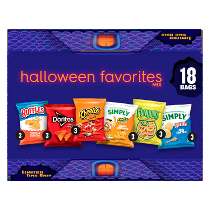 Frito Lay Snacks Variety Pack Halloween Favorites Mix 18ct