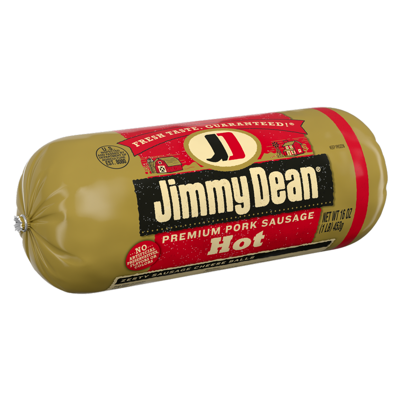 Jimmy Dean Pork Hot Breakfast Sausage Roll (Frozen) - 16oz