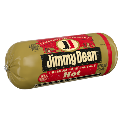 Jimmy Dean Pork Hot Breakfast Sausage Roll (Frozen) - 16oz