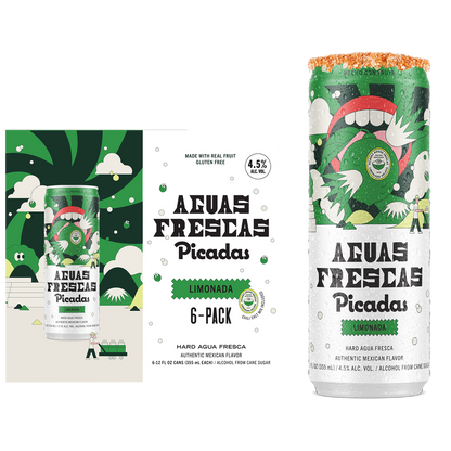 Picadas Hard Aguas Frescas Limonada 6pk 12oz Can 4.5% ABV