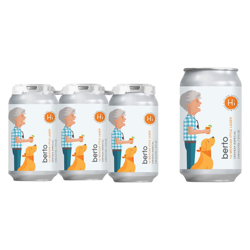 Hi Sign Brewing El Berto the Mexican Lager 6pk 12oz Can 4.5% ABV