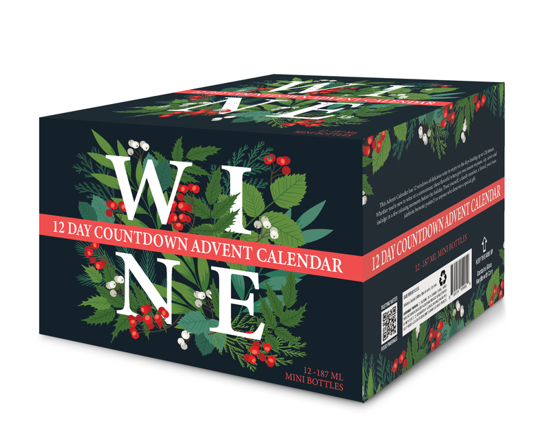 12 Days of Wine - Holiday Advent Calendar 12pk 187ml