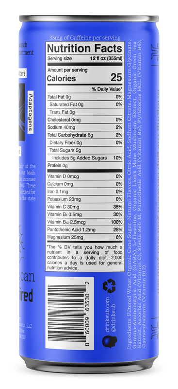 Emotional Utility Beverage Mangoes Passionfruit Euphoric Sparkling Beverage 12oz Btl