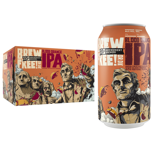 21st Amendment Blood Orange Brew Free! Or Die IPA 6pk 12oz Can 7.0% ABV