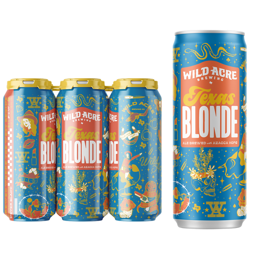 Wild Acre Texas Blonde 6pk 12oz Can 5.4% ABV