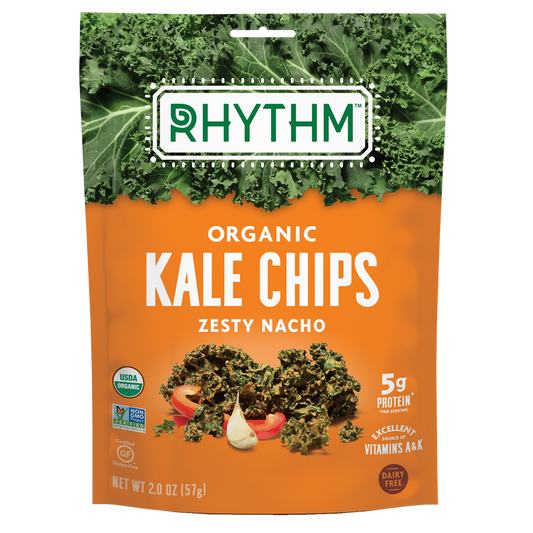 Rhythm Superfoods Zesty Nacho Kale Chips 2oz