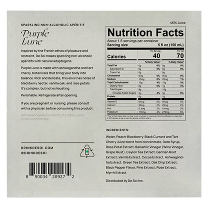 De Soi Purple Lune 4pk 8oz can